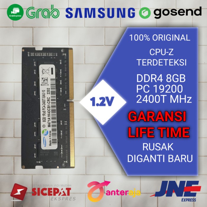 RAM LAPTOP SAMSUNG 8 GB DDR4 PC4-2400T