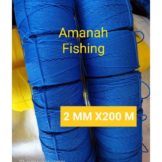 

PBMG3338 Bagus!!!!!! Tali Tambang Plastik Ukuran diameter tali : 2 mmx 200 METER