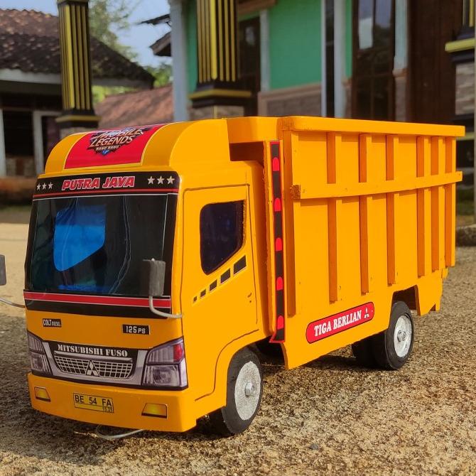 Sale Sale Miniatur Mobil Truk Oleng Kayu Mobilan Mainan Anak Truck Oleng Kayu Termurah Termurah