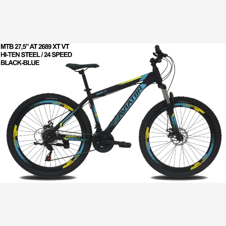 sepeda gunung 27,5" AVIATOR AT 2689 XT VT by PACIFIC FORK LOCK ORI