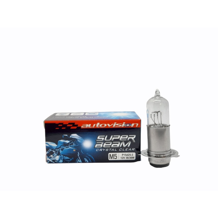 LAMPU HALOGEN MOTOR AUTOVISION KAKI 3 36W