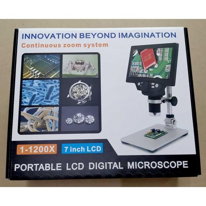 Mikroskop Digital Teknisi / Service - 12Mp 1200X Monitor - G1200