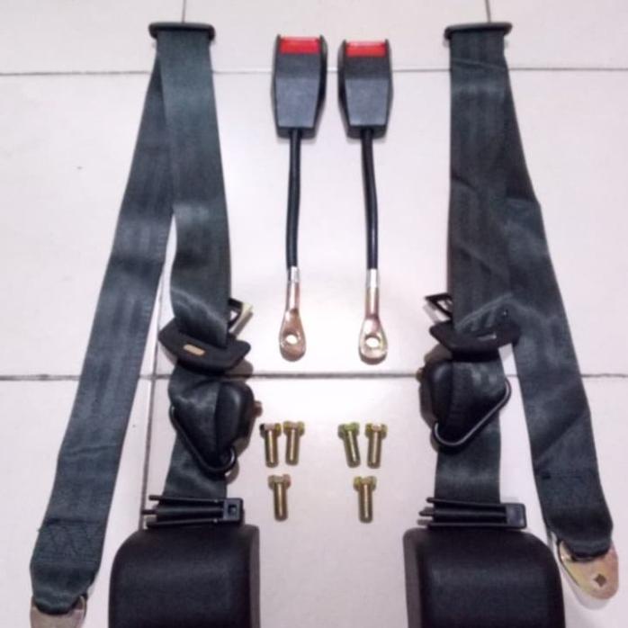 Sefty Belt Seat Belt Otomatis Mobil Universal Warna Hitam