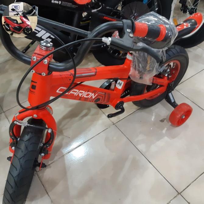 Amu Sepeda Anak 12 Inch Bmx Clarion 8501 Ban Jumbo 3.0 New Bestq