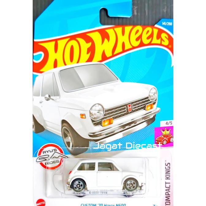 Hot Wheels Custom 70 Honda N600 Mainan Mobilan JDM Detail Keren