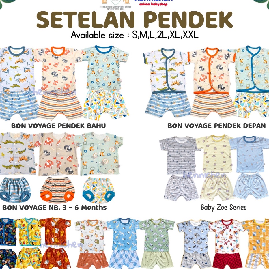 Best Produk PROMO 8.8 BAJU TIDUR MURAH LIBBY BON VOYAGE / ZOE BABY / SUMMER GAMES / TERRACE STORY /T