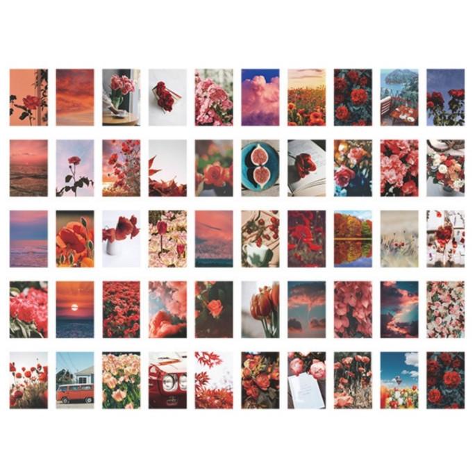 

6,6 50 Lembar Sticker Aesthetic Motif Pemandangan | Scrapbook | Journal