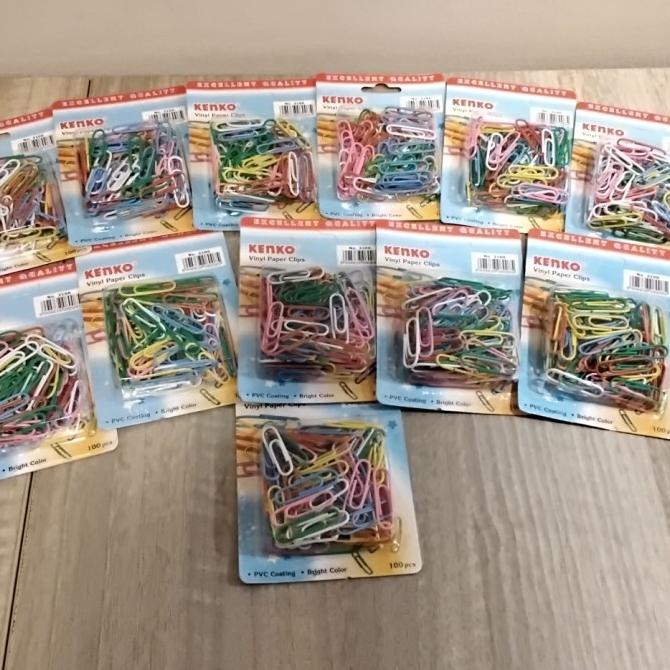 

%$%$%$%$] Paper clip warna warni Kenko