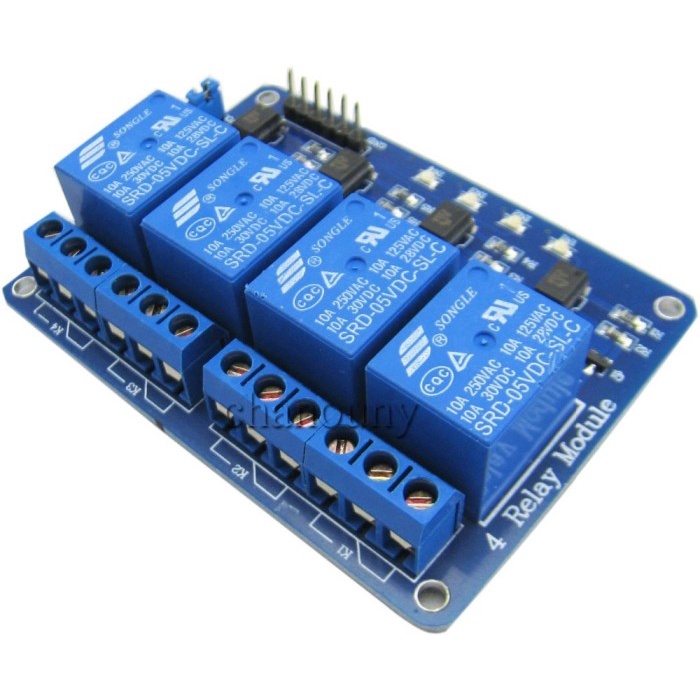 nice Relay module 5v 4 channel / Modul Relay 4 Chanel Relay Modul 4 chanel