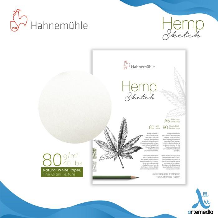 

Kertas Gambar Hahnemuhle Hemp Sketch A5 Drawing Paper Pad Best Seller