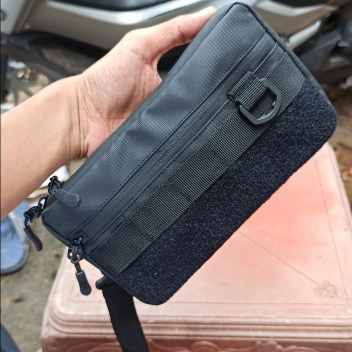 tas selempang pria Tas Dompet Pria Sling Bag Pouch Mini Gadget Untuk HP Simple Pria(U1E7) tas selemp