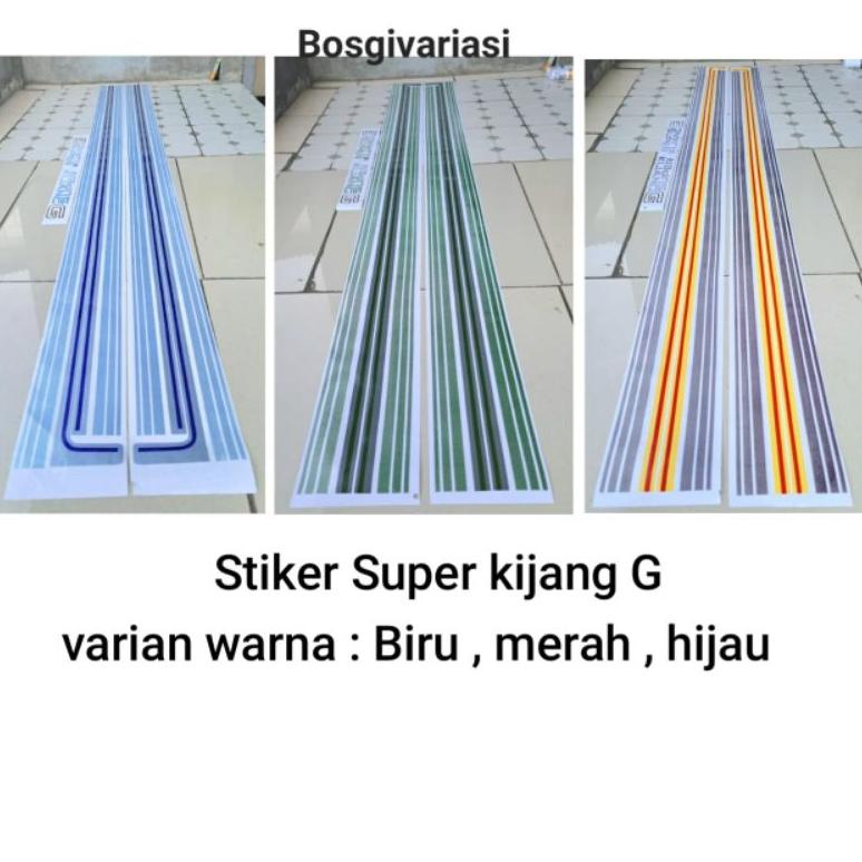 stiker kijang G Lama/ stiker body super kijang super G 1.5 Lama / Stiker Kijang G Long