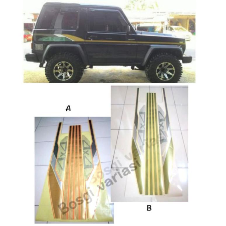Stiker Striping List Body Taft 4x4/ sticker Taft GT Rocky Hiline stiker taft