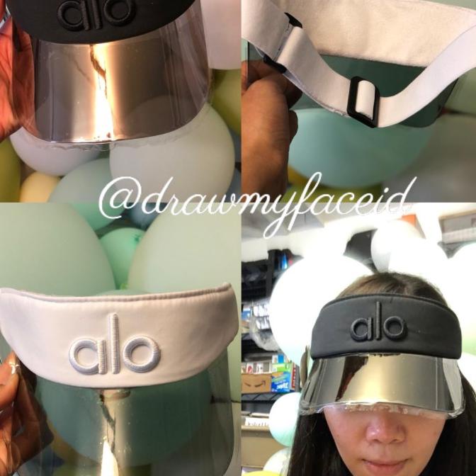 Alo Yoga Visor hat white / Alo yoga visor hat black