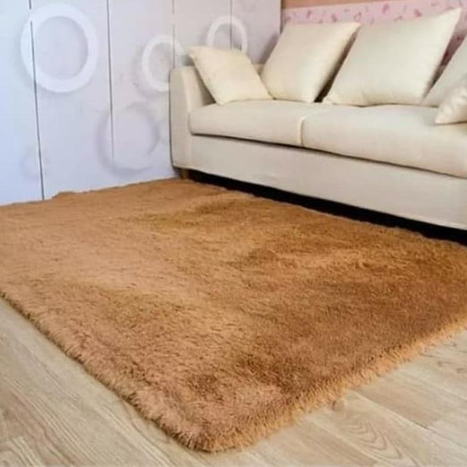 Karpet bulu KOREA IMPORT 200x150 rasfur lembut surpet / kasur TERMURAH