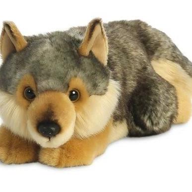 Boneka Hewan Serigala Artic (Artic Wolf)