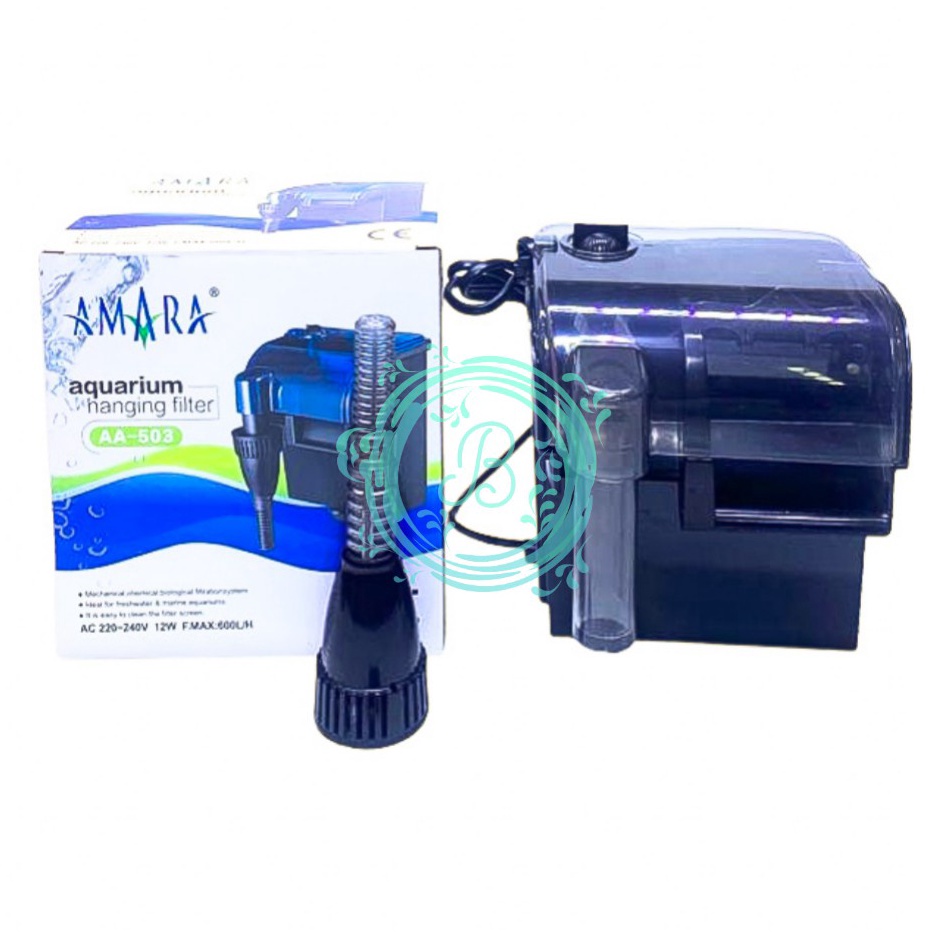 Paling Dicari.. Amara AA-503 Hang On Filter FIlter Gantung Aquarium Filter Samping Aquarium Amara AA