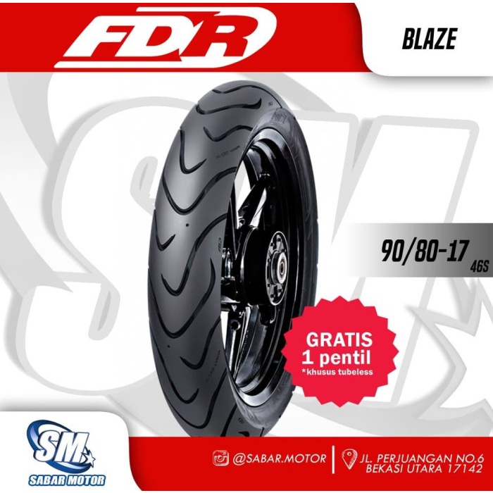ban motor fdr 90/80-17 - blaze tubeless heniheni1617