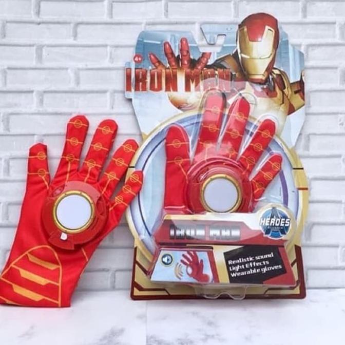 Mainan Anak Sarung Tangan Ironman with LeD