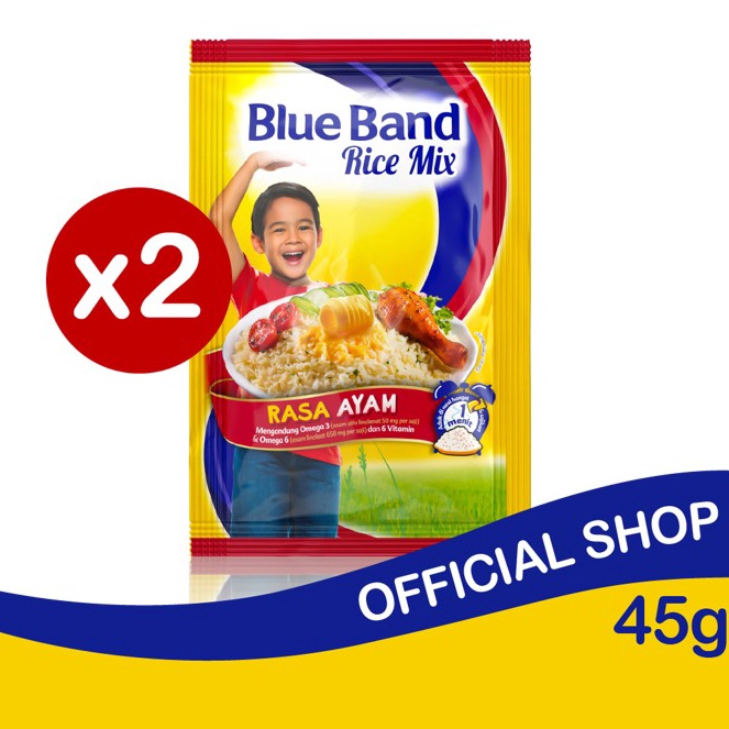 

BURUAN SERBU Blue Band Rice Mix Chicken Bumbu Nasi (2 x 45 gr)