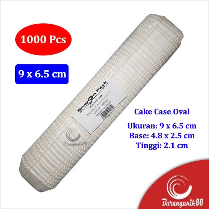 Ready Kertas Bolu Kukus Oval 90Mm 1000 Lembar Risole Cake Case Alas Risol