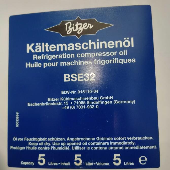 oli bitzer bse 32 5 liter original