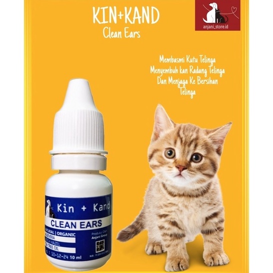 Terbatas OBAT TETES TELINGA KUCING OBAT RADANG TELINGA KUCING CONGEK BAU BENGKAK LUKA INFEKSI GATAL 