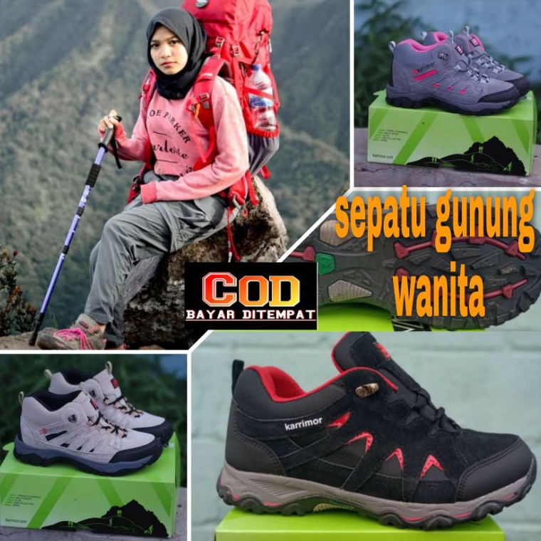 Viral.. SEPATU HIKING SEPATU GUNUNG WATERPROOF  SEPATU OUTDOOR WANITA SEPATU TREKKING TERLARIS