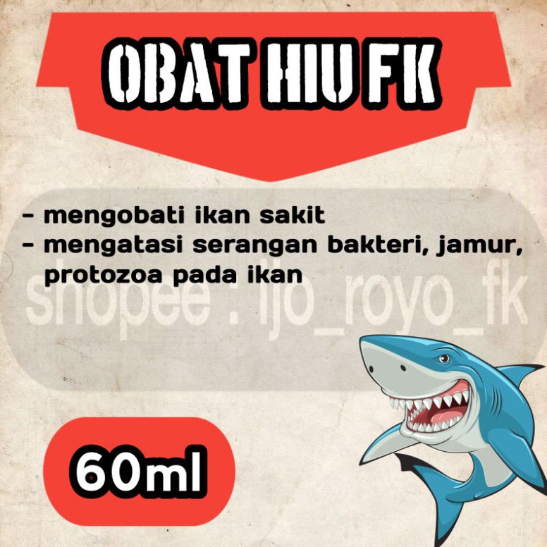 Menarik.. OBAT HIU FK (obat penyakit ikan)