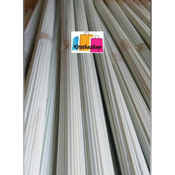 Booming.. RUJI FIBER STIK 60CM PUTIH SUSU-CREAM GADING LENGKAP UKURAN UNTUK KANDANG PLECI-EBOD-DONDA