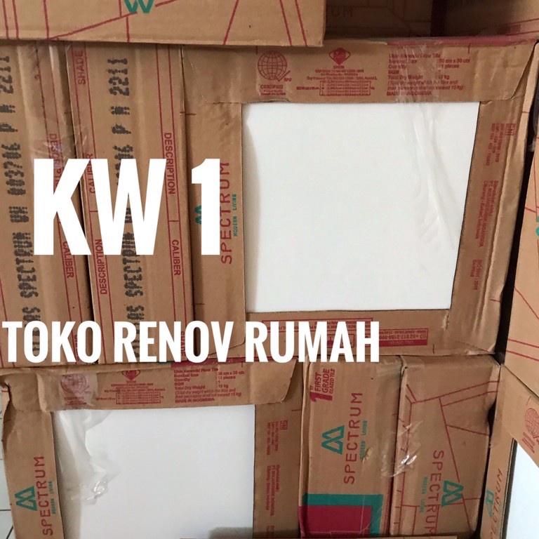 MURAH BANGET. keramik 30x30 putih polos/ keramik putih 30x30 (mengkilap)/ keramik putih 30x30 mulia 