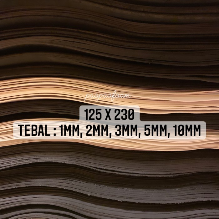 Spon Eva 5Mm 10Mm / Busa Ati / Sponge Sandal / Karet Eva Matt