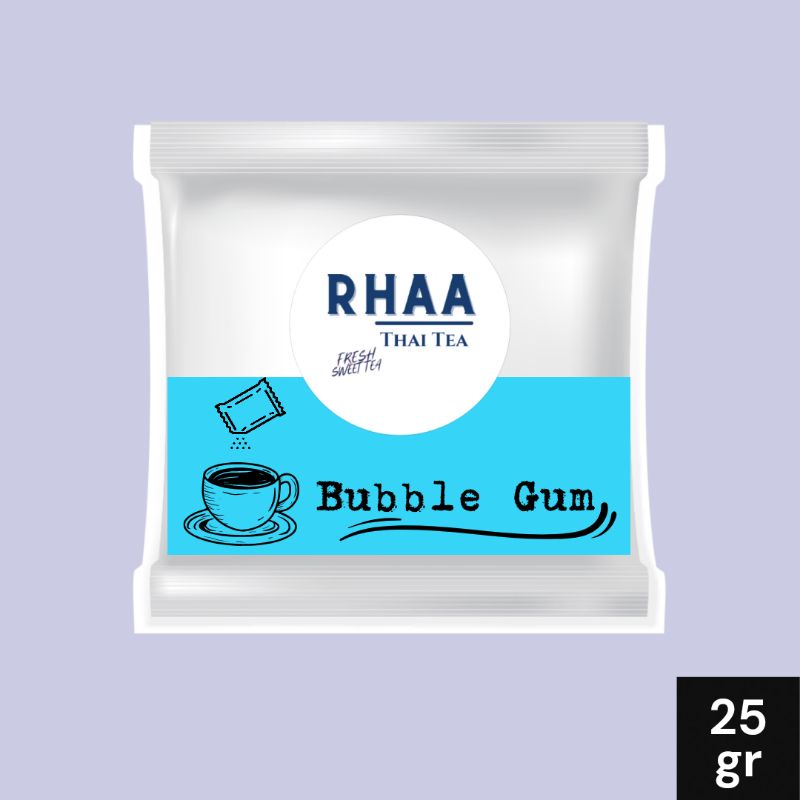 

RTT Bubuk Minuman Rasa Bubble Gum Instant Drink Powder Kemasan sachet 25 Gram