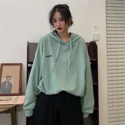 AAZIM OVERSIZE HOODIE SWEATER - TARA JAKET KEKINIAN - BAJU WANITA CASUAL KERJA - BAJU KOREAN STYLE
