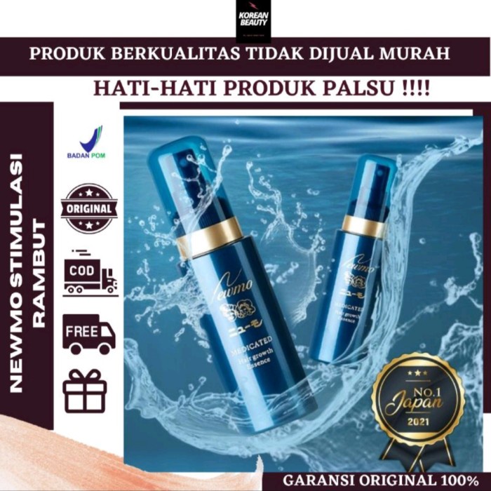Newmo Penumbuh Rambut Alami Dari Jepang Medicated Essence Hair Growth