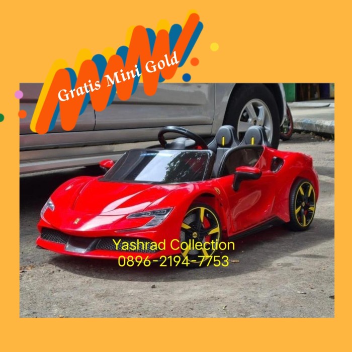 Bestseller Mainan Mobil Aki Anak Anak Pmb 6188 Ferrari Varsa
