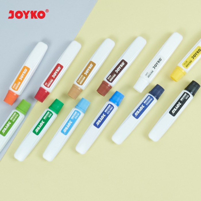 

Joyko Cat Akrilik Acrylic Color Paint Set Acc-12Ml Seni Lukis Gambar