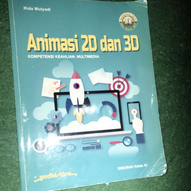 buku second Animasi 2D dan 3D kelas 11