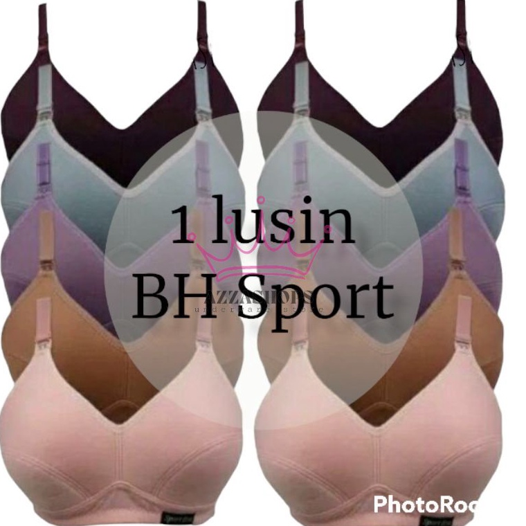 STOK TERBATAS. PAKET HEMAT 1 LUSIN SPORT BRA / BRA SPORT LUSINAN