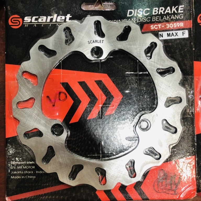 PALING DICARI. PIRINGAN DISK CAKRAM DEPAN BELAKANG SCARLET RACING NMAX AEROX CB/CBR150 MEGAPRONEW VI