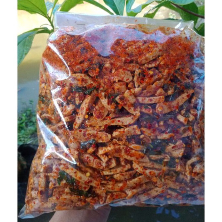 

Ready Stock Basreng pedas daun jeruk 1kg Murah Banget