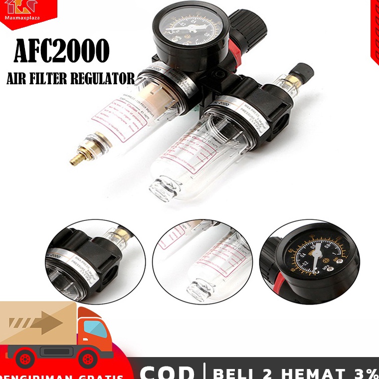 - rf AFC2000 filter kompresor angin/Air filter regulator atau saringan kompresor double afc2000/Air 