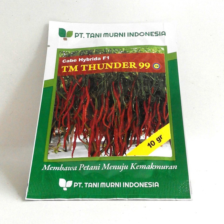 Terbaru Bibit Cabai Tani Murni TM Thunder 99 Cabe Hibrida F1 - 10 gram Diskon