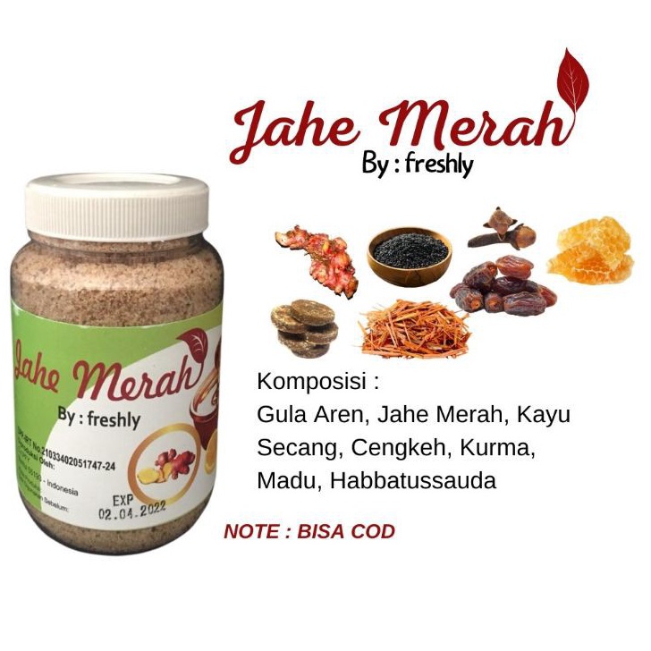 

✓ JAHE MERAH BY FRESHLYLEMON(1JM)