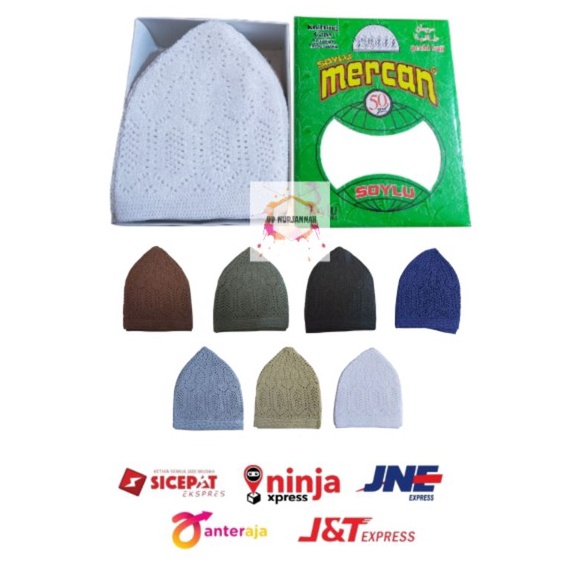 TQPR0081 STOK SIAP 【COD PECI MERCAN / LOBE MERCAN TURKY / PECI RAJUT / KOPEAH / DEWASA