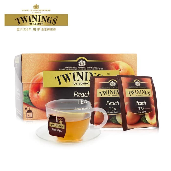 

Twinings Peach Tea 25's 50gr