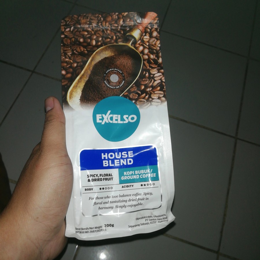 

Kopi Excelso House Blend Bubuk 200gr