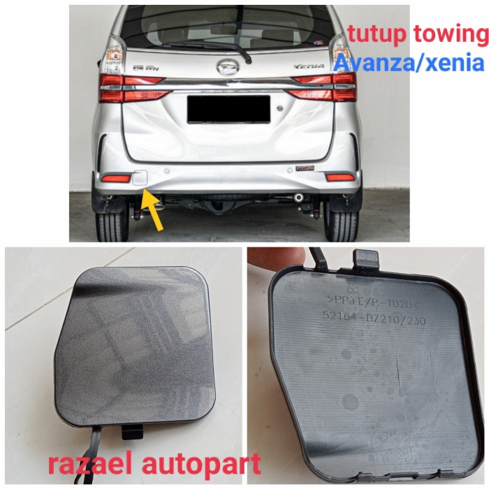 Tutup Derek Xenia Belakang Cover Tutup Towing Grand New