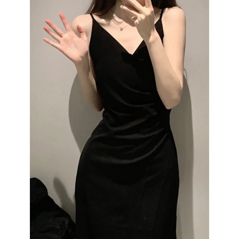 DDH 520 dress gaun pakaian wanita rok panjang sexy mature elegan korea