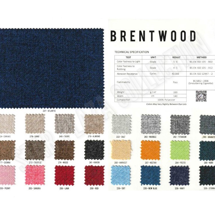 ★★ HP Kain Interior Kanvas Premium Hikaron - Brentwood (Furniture, Sofa, Jok, Kursi, Partisi, Tas, C